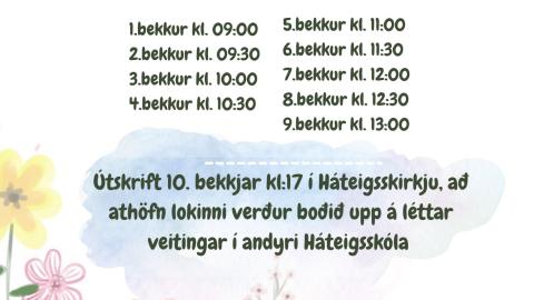 Skólaslit og útskrift 2026