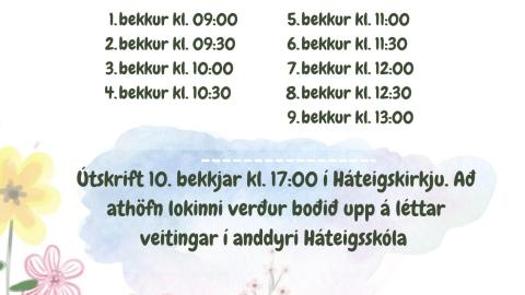 Skólaslit og útskrift 2026